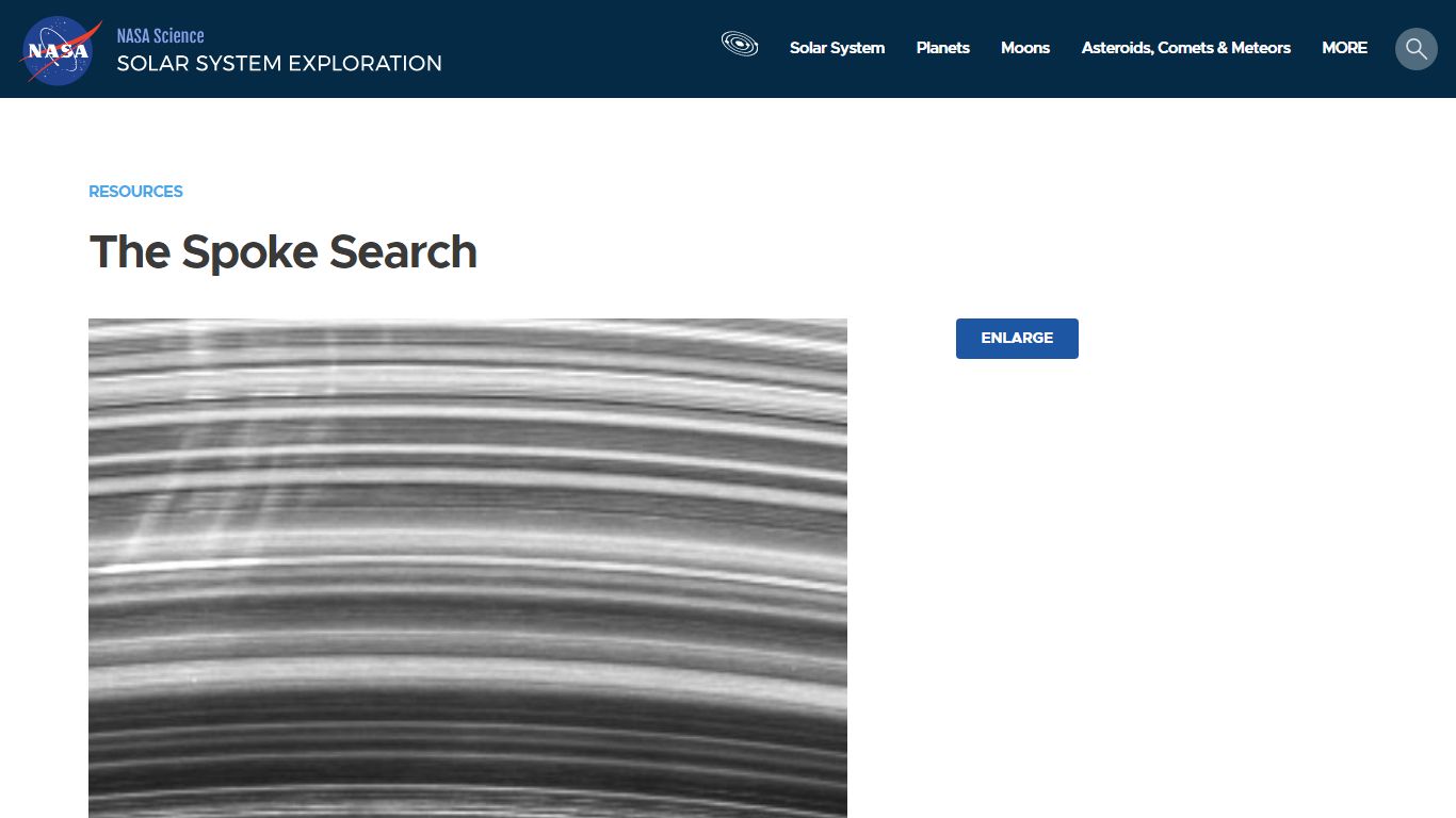 The Spoke Search | NASA Solar System Exploration